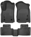 Picture of Husky Liners 16-22 Dodge Durango Weatherbeater Black Front & 2nd Seat Floor Liners