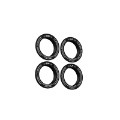 Picture of fifteen52 Holeshot RSR Center Ring - Corner Designation Set of Four - Black