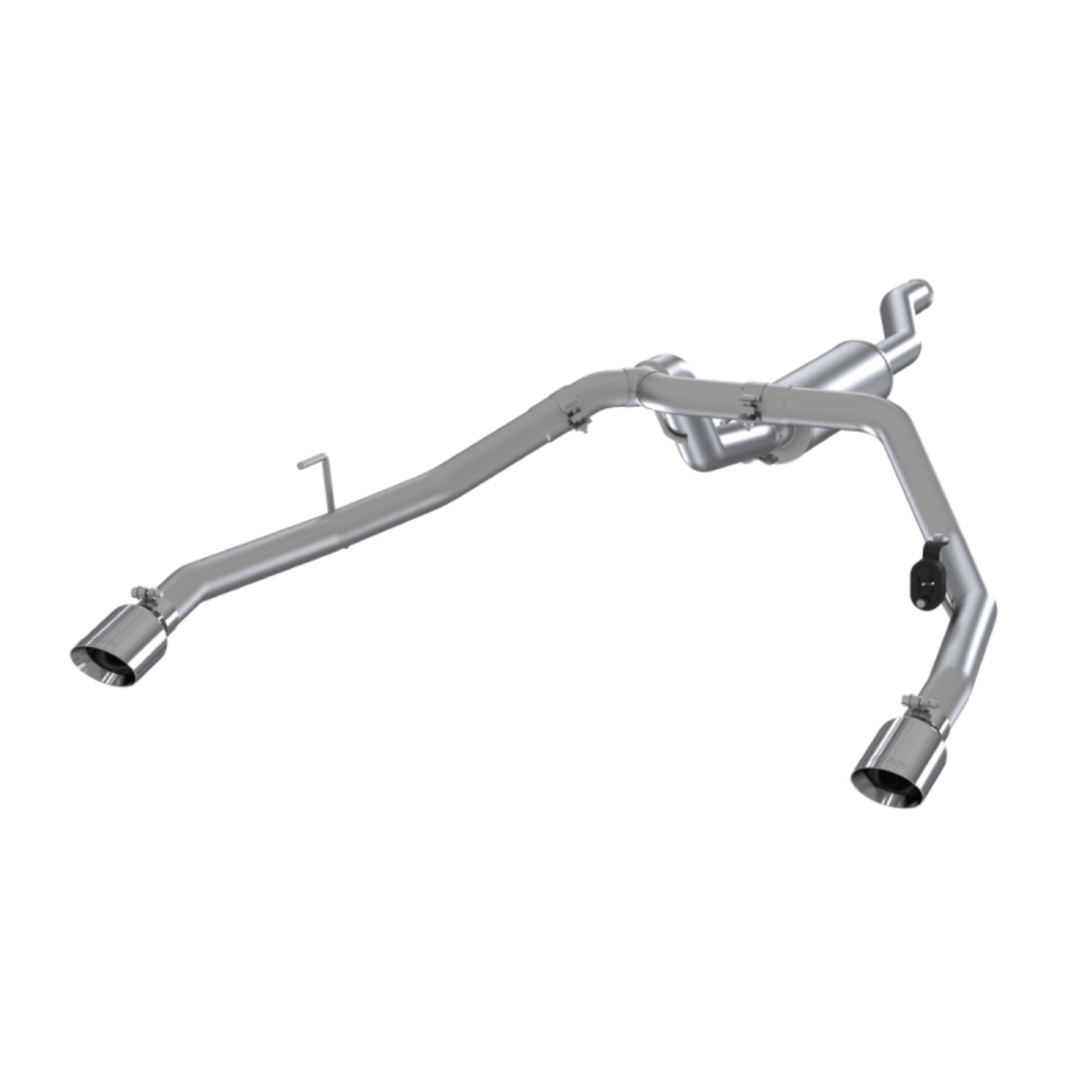 Picture of MBRP 2020 Jeep Gladiator 3-6L 2-5in Dual Rear Exit Cat Back Exhaust Aluminized