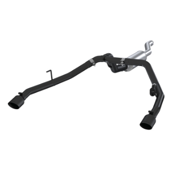 Picture of MBRP 2020 Jeep Gladiator 3-6L 2-5in Dual Rear Exit Cat Back Exhaust Black Coated