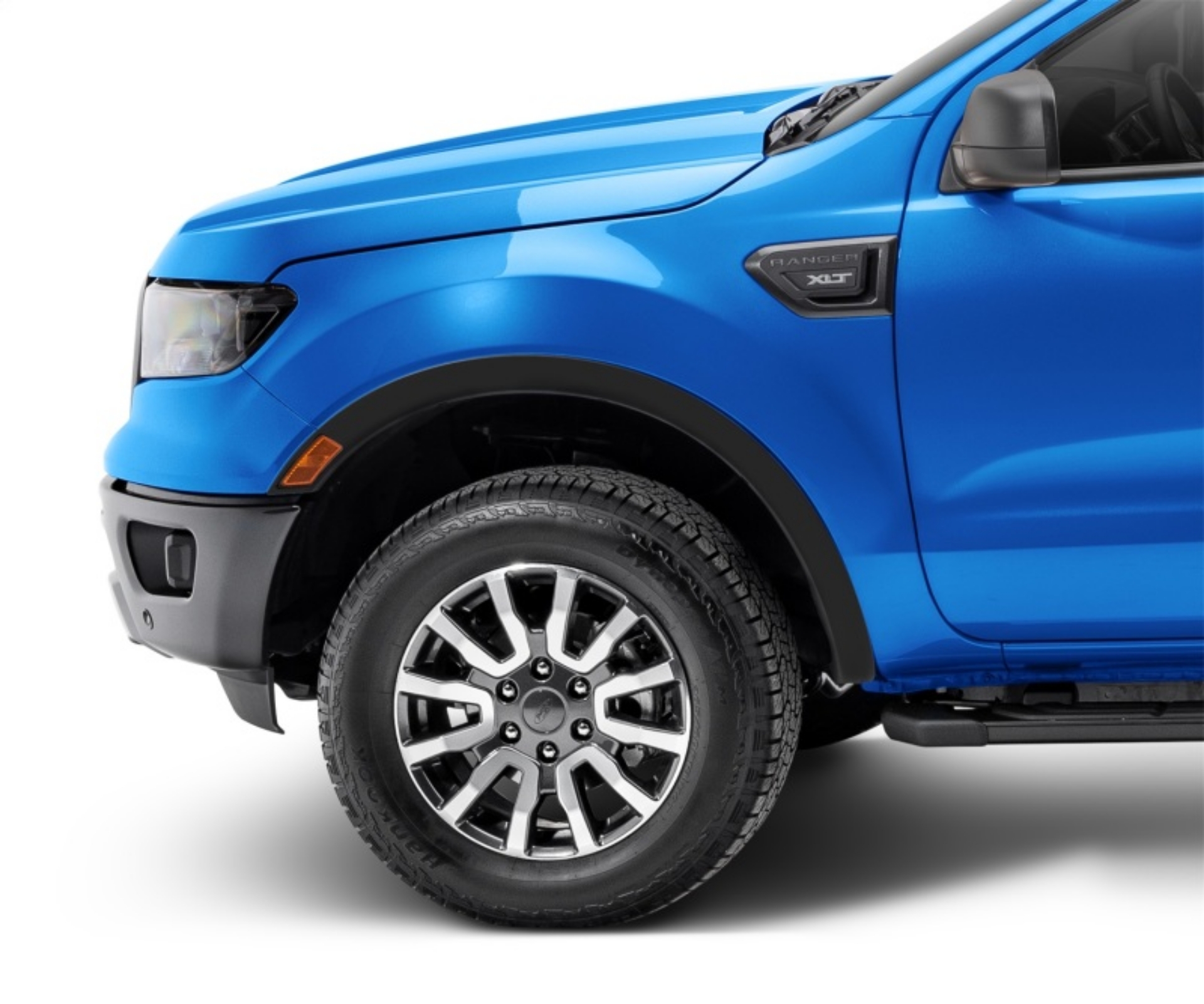 Picture of Bushwacker 2019 Ford Ranger OE Style Fender Flares 2pc Front Crew Cab - Extended Cab Pickup - Blk