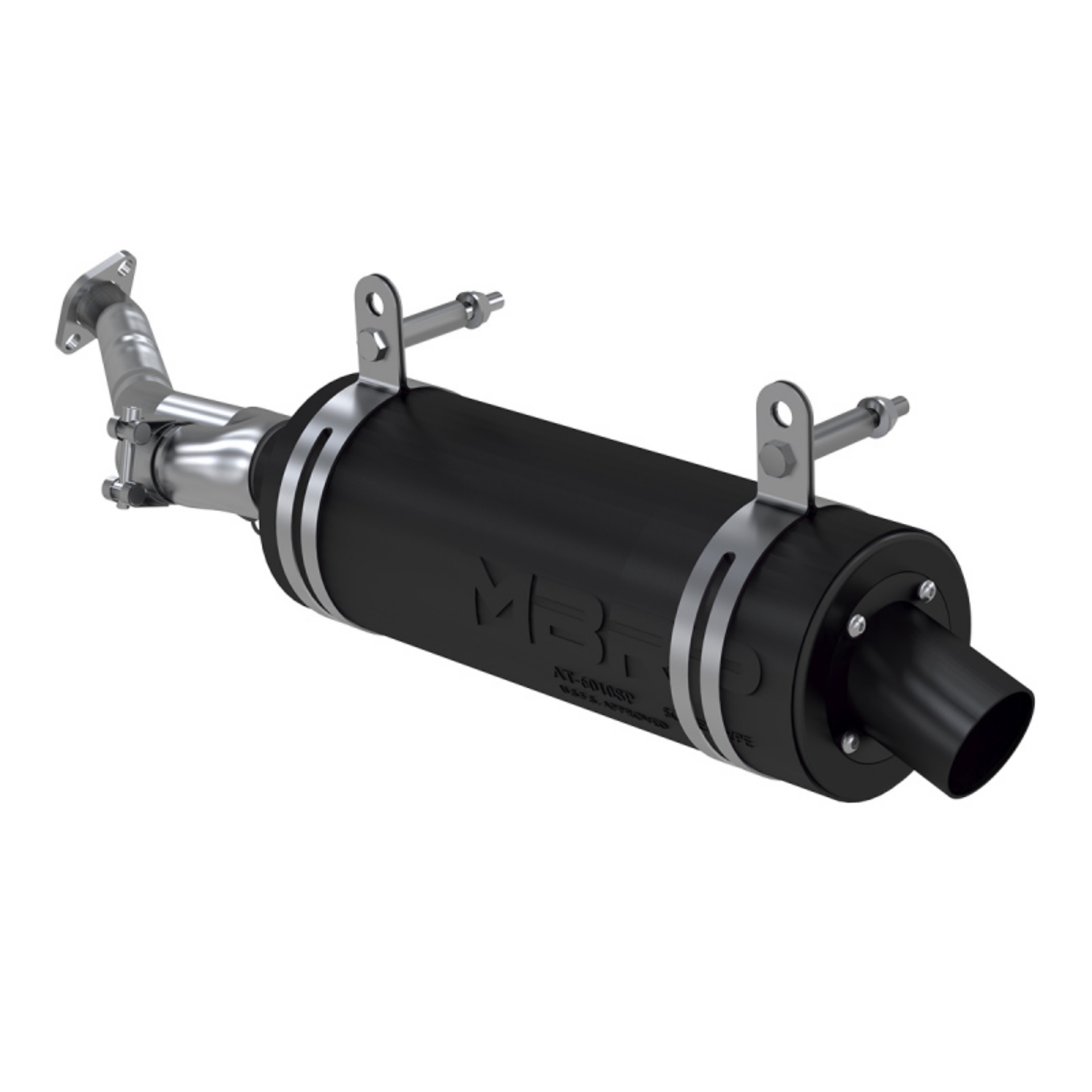 Picture of MBRP 06-11 Kawasaki KVF 750 Brute Force Slip-On Combination Exhaust w-Sport Muffler