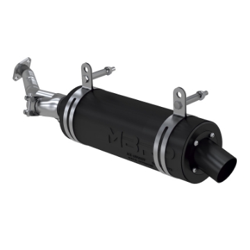 Picture of MBRP 06-11 Kawasaki KVF 750 Brute Force Slip-On Combination Exhaust w-Sport Muffler