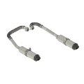 Picture of MBRP 11-14 Polaris RZR 900 All Models Complete Dual Exhaust System Headers-Back