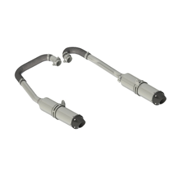 Picture of MBRP 11-14 Polaris RZR 900 All Models Complete Dual Exhaust System Headers-Back
