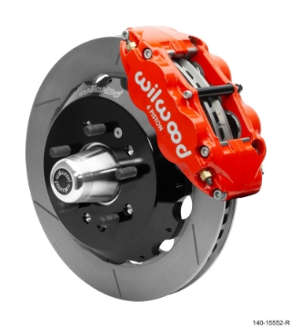 Picture of Wilwood 55-57 Chevrolet Bel Air Forged Narrow Superlite 6R Front Big Brake Kit - Red