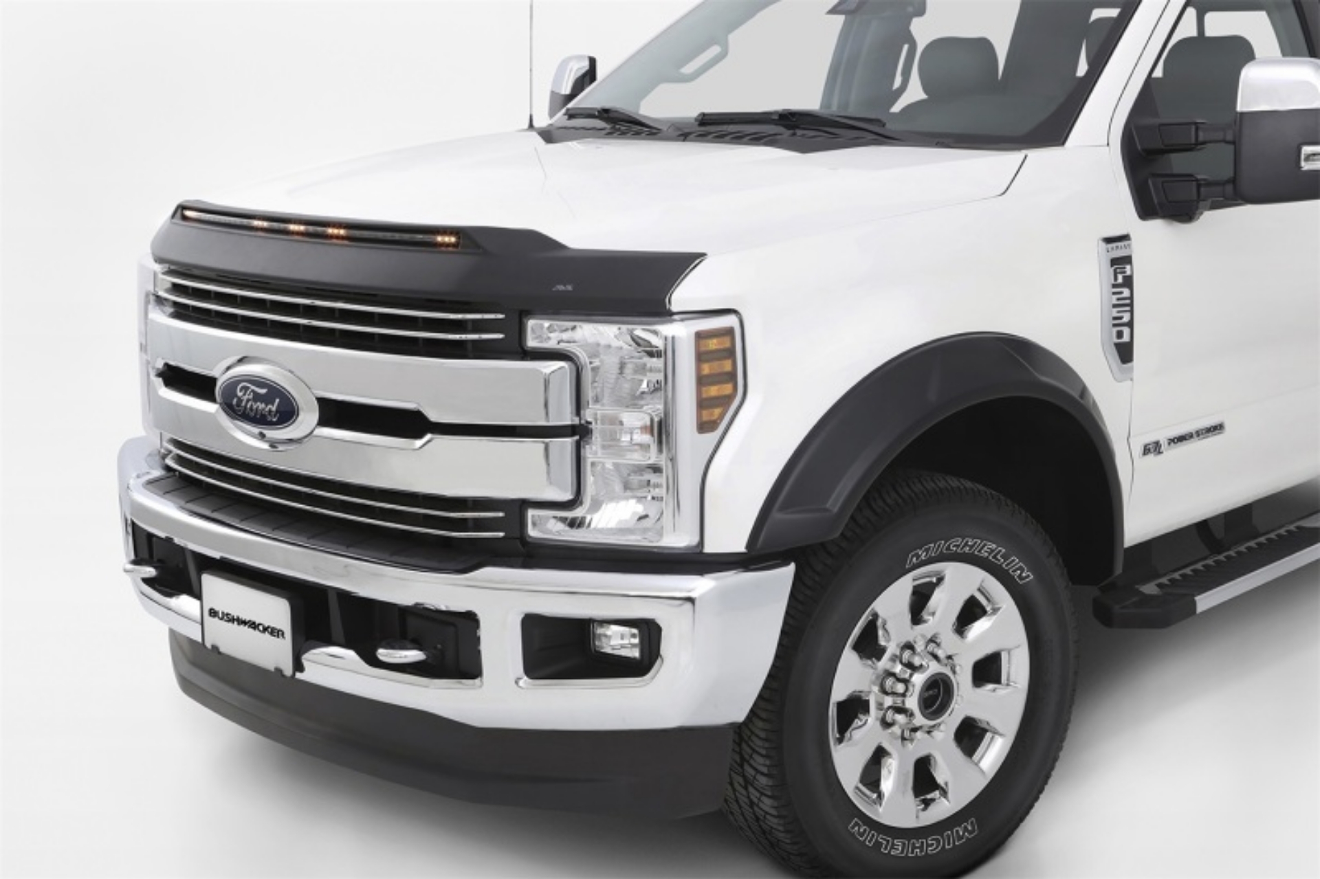 Picture of Bushwacker 17-19 Ford F-250 Super Duty w- 81-8in Bed DRT Style Flares 4pc - Black