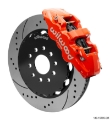 Picture of Wilwood AERO6 Front Big Brake Kit 14-00in Drilled Red Rotor - 97-13 Chevrolet Corvette C5-C6-Z06