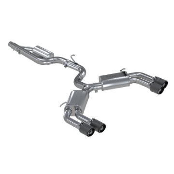 Picture of MBRP 15-18 Audi S3 SS 3in Quad Split Rear Exit w- Carbon Fiber Tips - T304