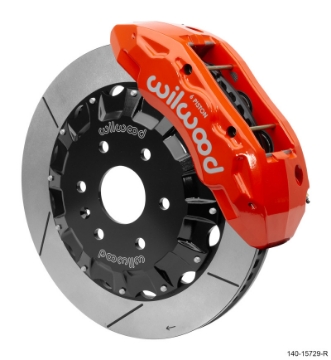 Picture of Wilwood TX6R Big Brake Truck Front Brake Kit 16in Rotor Red w- Lines 19-25 Cadillac-Chevrolet-GMC
