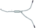 Picture of Gibson 99-05 Chevrolet Silverado 1500 Base 4-3L 2-5in Cat-Back Dual Extreme Exhaust - Aluminized