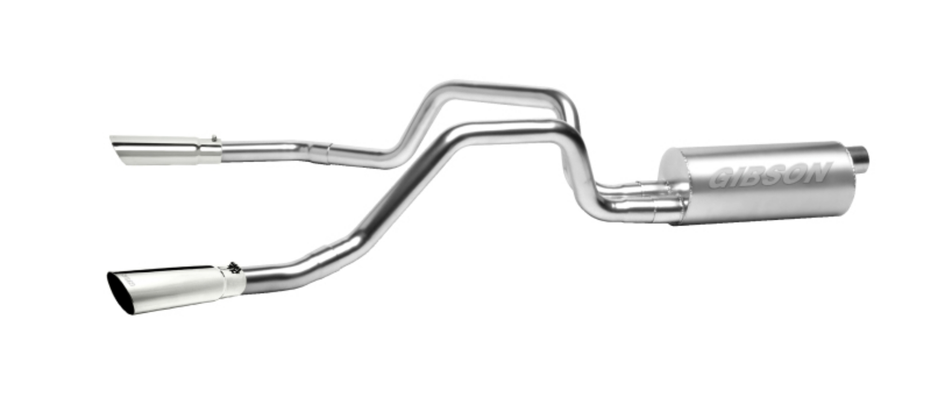 Picture of Gibson 98-00 Chevrolet S10 Base 2-2L 1-75in Cat-Back Dual Split Exhaust - Aluminized