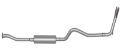 Picture of Gibson 98-00 Chevrolet S10 Base 2-2L 2-5in Cat-Back Single Exhaust - Aluminized
