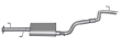 Picture of Gibson 07-14 Toyota FJ Cruiser Base 4-0L 2-5in Cat-Back Single Exhaust - Aluminized