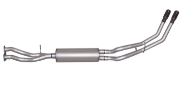 Picture of Gibson 96-99 Chevrolet Tahoe LS 4-Door 5-7L 2-25in Cat-Back Dual Sport Exhaust - Stainless