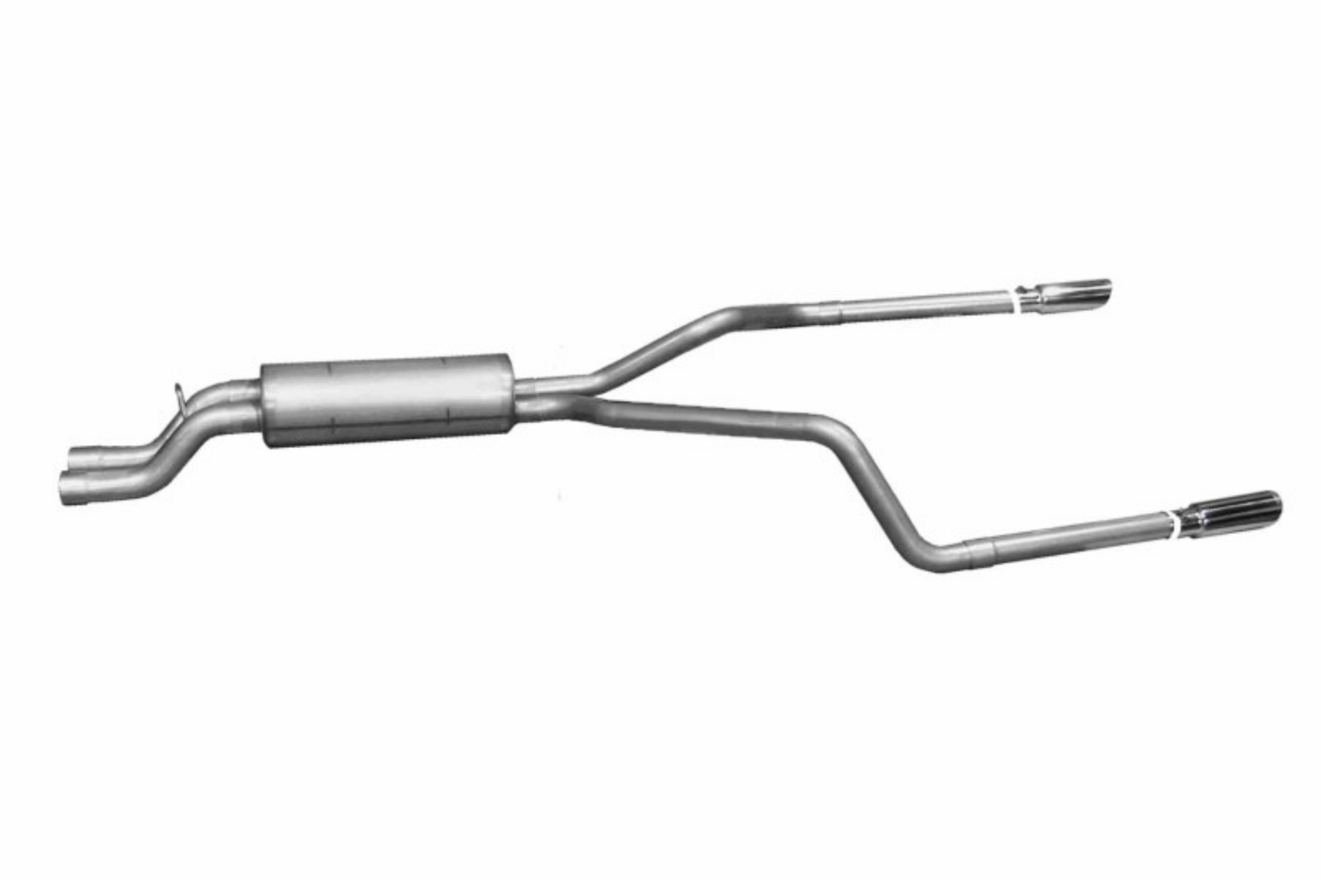 Picture of Gibson 02-05 Chevrolet Silverado 2500 HD Base 6-0L 2-5in Cat-Back Dual Split Exhaust - Stainless