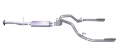 Picture of Gibson 07-09 Chevrolet Silverado 1500 LT 4-8L 2-5in Cat-Back Dual Split Exhaust - Stainless