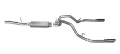 Picture of Gibson 10-13 GMC Sierra 1500 SLE 4-8L 2-25in Cat-Back Dual Split Exhaust - Stainless