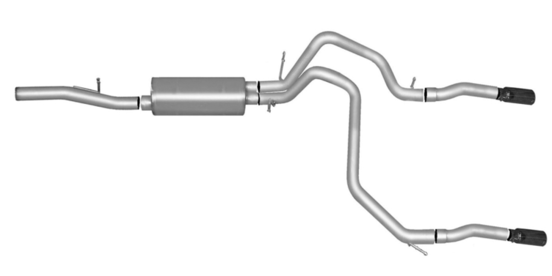 Picture of Gibson 10-19 Chevrolet Tahoe LS 5-3L 2-25in Cat-Back Dual Split Exhaust - Stainless