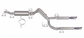 Picture of Gibson 06-08 Dodge Ram 1500 Laramie 5-7L 2-5in Cat-Back Dual Split Exhaust - Stainless