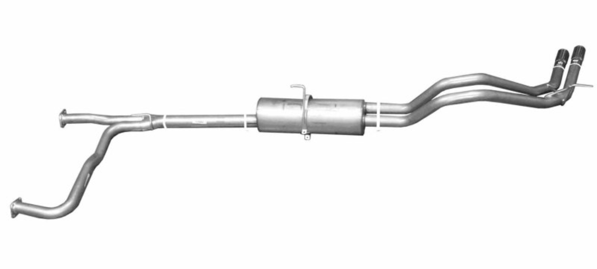 Picture of Gibson 04-10 Nissan Titan LE 5-6L 2-5in Cat-Back Dual Sport Exhaust - Stainless