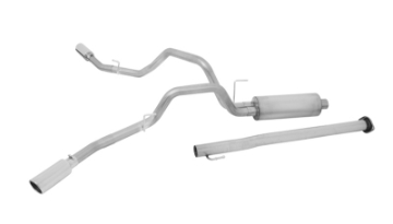 Picture of Gibson 16-19 Ford F-150 Lariat 2-7L 3in-2-5in Cat-Back Dual Extreme Exhaust - Stainless