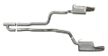 Picture of Gibson 05-10 Ford Mustang Base 4-0L 2-5in Cat-Back Dual Exhaust - Aluminized