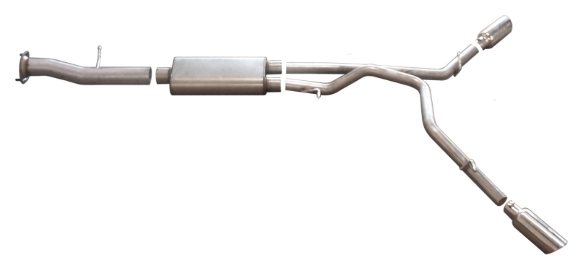 Picture of Gibson 2009 Hummer H2 Base 6-2L 2-25in Cat-Back Dual Extreme Exhaust - Stainless