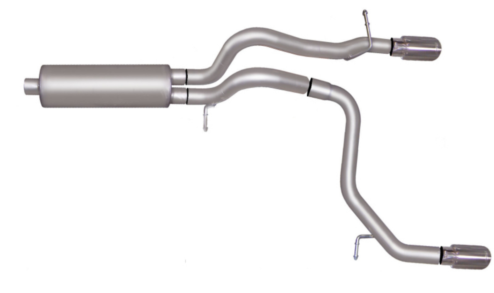 Picture of Gibson 08-10 Hummer H3 Alpha 5-3L 2-5in Cat-Back Dual Split Exhaust - Stainless