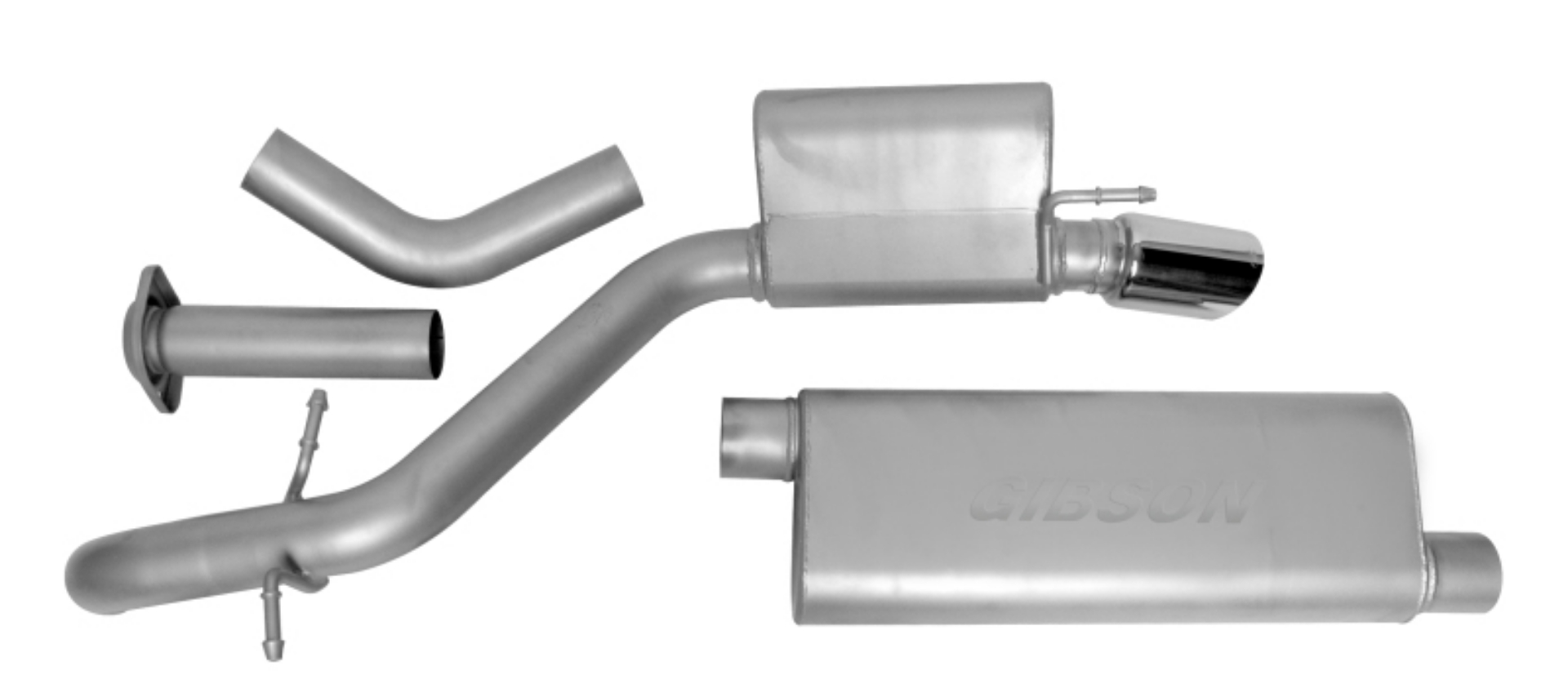 Picture of Gibson 05-10 Jeep Grand Cherokee Limited 5-7L 3in Cat-Back Single Exhaust - Stainless