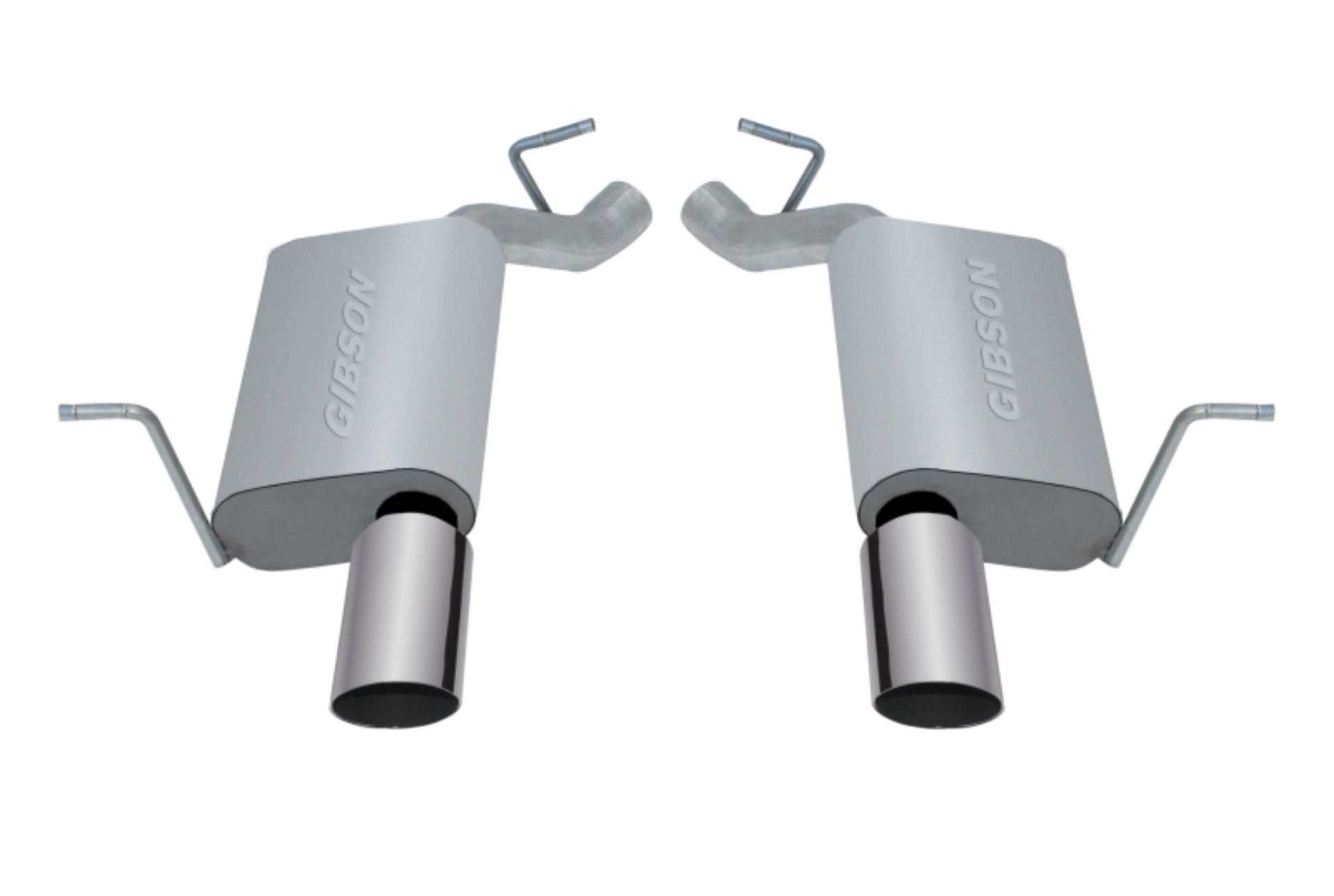 Picture of Gibson 11-18 Jeep Grand Cherokee Laredo 3-6L 2-25in Axle-Back Dual Exhaust - Stainless