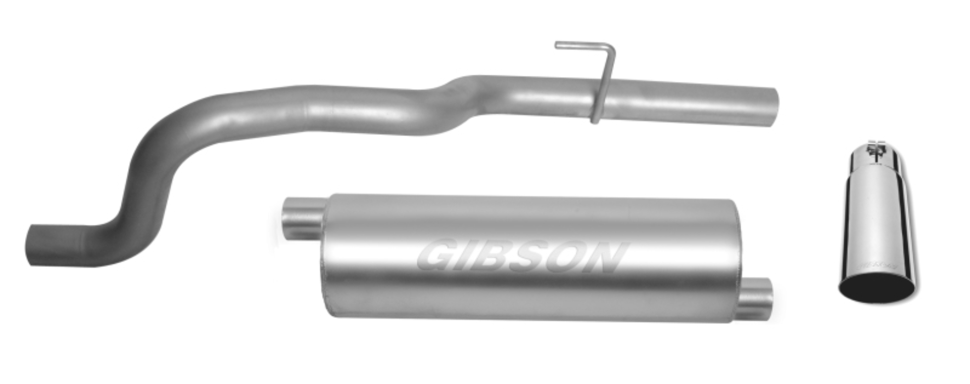 Picture of Gibson 99-01 Jeep Grand Cherokee Laredo 4-0L 2-5in Cat-Back Single Exhaust - Stainless