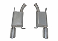 Picture of Gibson 2014 Ford Mustang Base 3-7L 2-5in Axle-Back Dual Exhaust - Stainless