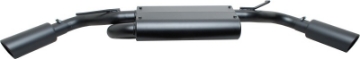 Picture of Gibson 07-17 Jeep Wrangler JK Sport 3-8L 2-5in Cat-Back Dual Extreme Exhaust - Black Elite Ceramic