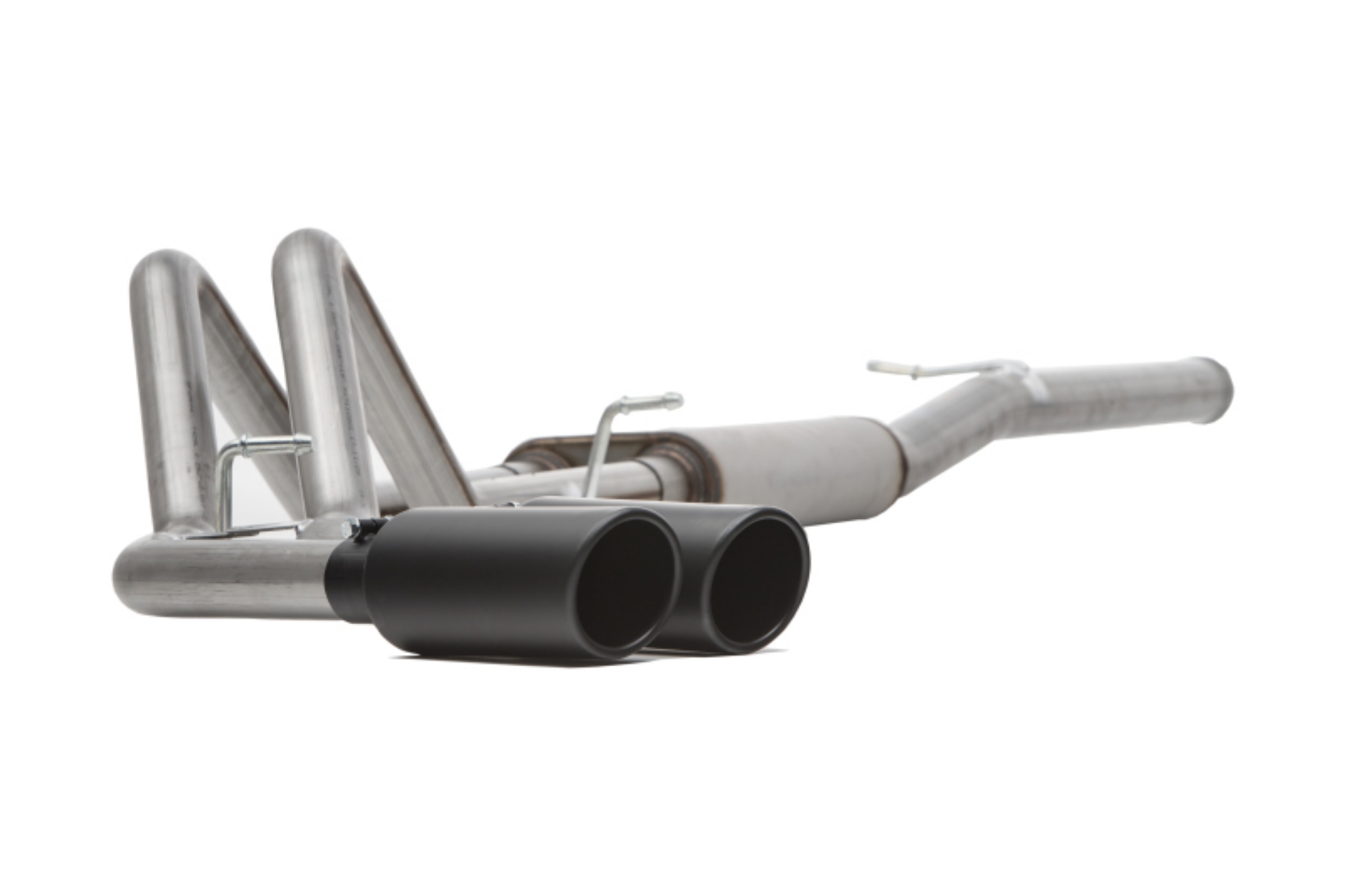 Picture of Gibson 2008 Hummer H2 Base 6-2L 2-25in Cat-Back Dual Sport Exhaust - Black Elite