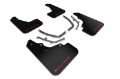 Picture of Rally Armor 19-25 Mazda3 Hatchback Black UR Mud Flap w-Red Logo