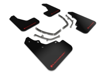 Picture of Rally Armor 19-25 Mazda3 Hatchback Black UR Mud Flap w-Red Logo