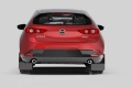 Picture of Rally Armor 19-25 Mazda3 Hatchback White UR Mud Flap w-Black Logo