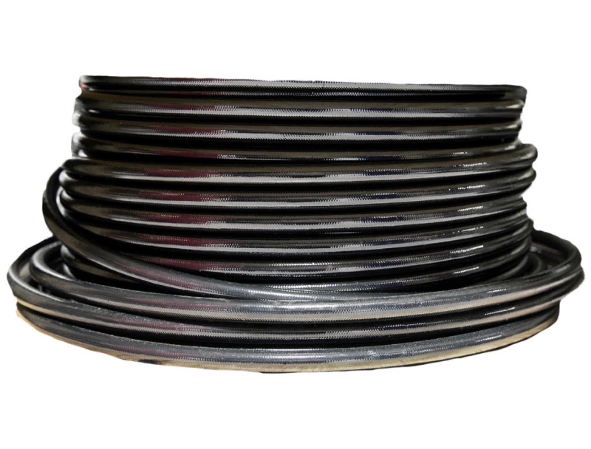 Picture of Aeromotive PTFE SS Braided Fuel Hose - Black Jacketed - AN-12 x 12ft