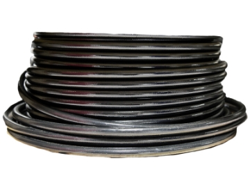 Picture of Aeromotive PTFE SS Braided Fuel Hose - Black Jacketed - AN-12 x 12ft