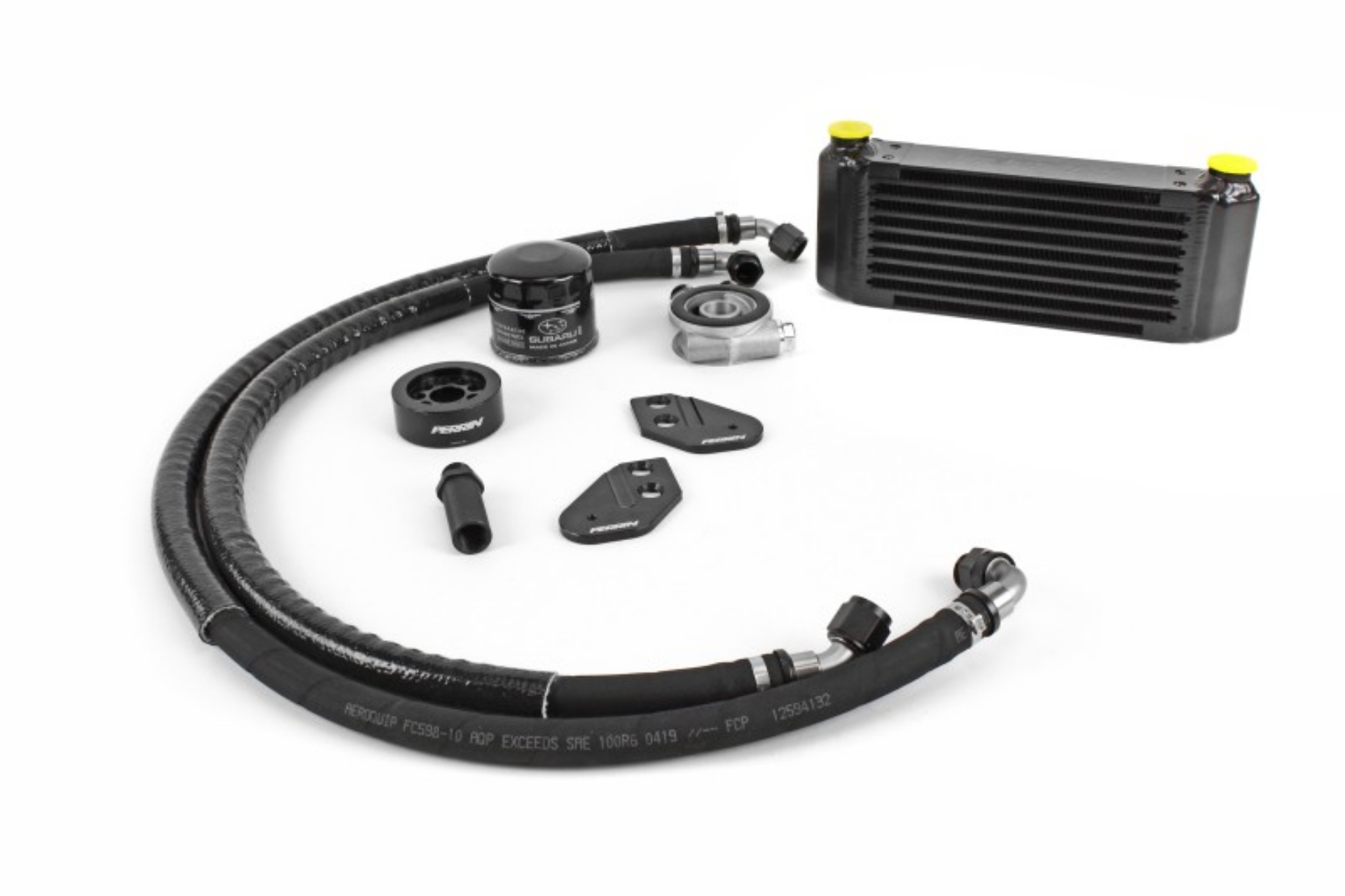 Picture of PERRIN 13-20 Subaru BRZ - Scion FR-S - Toyota 86 Engine Oil Cooler Full Kit