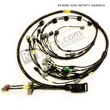 Picture of Rywire Honda B-Series AEM Infinity 508 MS Engine Harness w-K20 Coils-OBD2 Alt-EV14 Inj Adapter Req