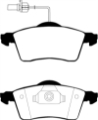 Picture of EBC 00 Volkswagen Eurovan 2-8 ATE with Wear Leads Greenstuff Front Brake Pads