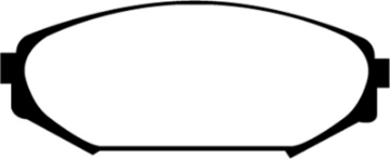 Picture of EBC 00-02 Acura MDX 3-5 Yellowstuff Front Brake Pads