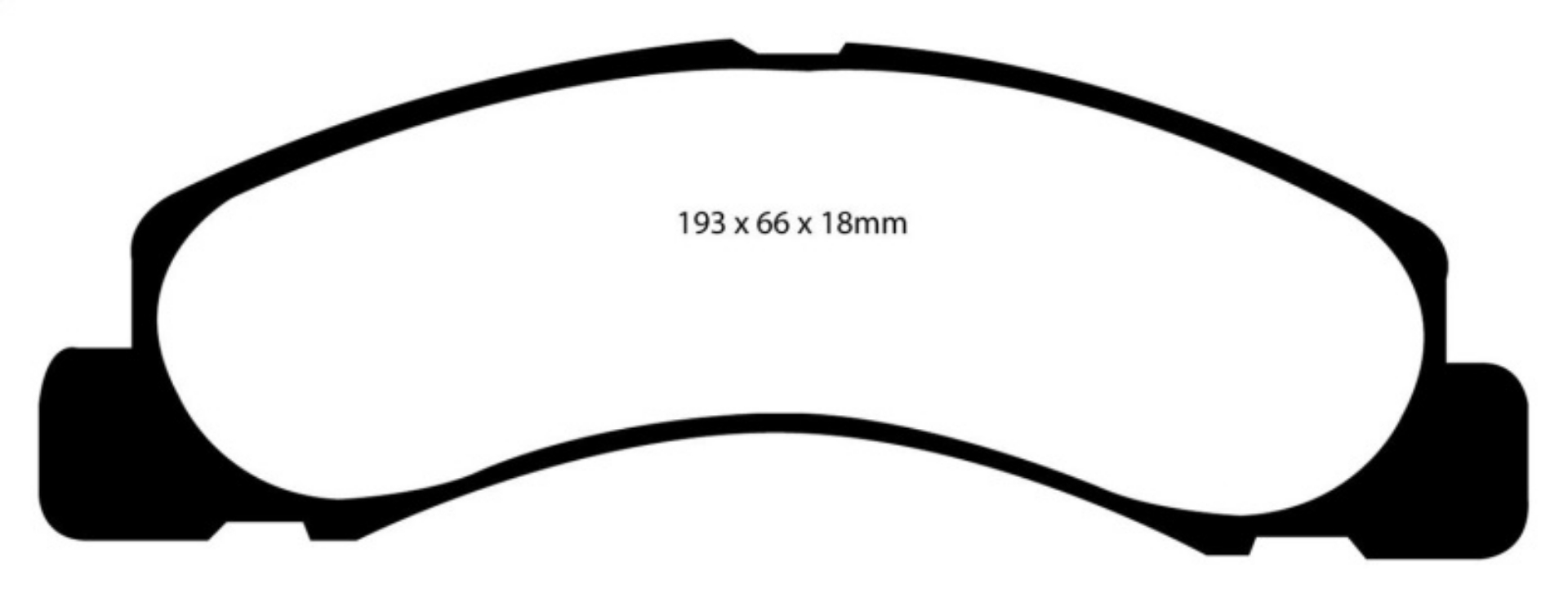 Picture of EBC 00-02 Ford Excursion 5-4 2WD Yellowstuff Front Brake Pads