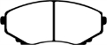 Picture of EBC 00-02 Mazda MPV 2-5 Greenstuff Front Brake Pads