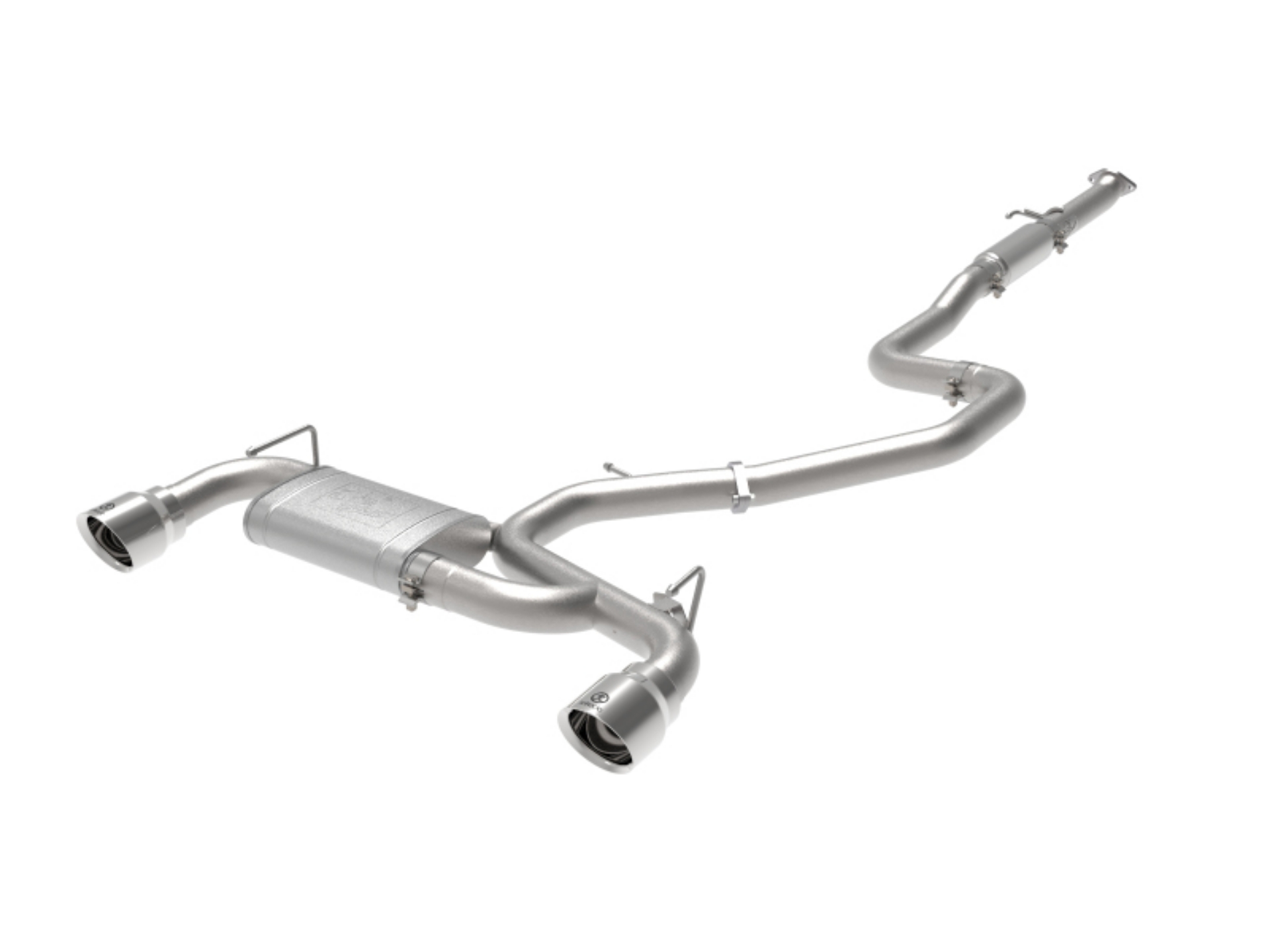 Picture of aFe Power Cat Back Exhaust - 19-20 Hyundai Veloster N L4-2-0L t w- Polished Tips