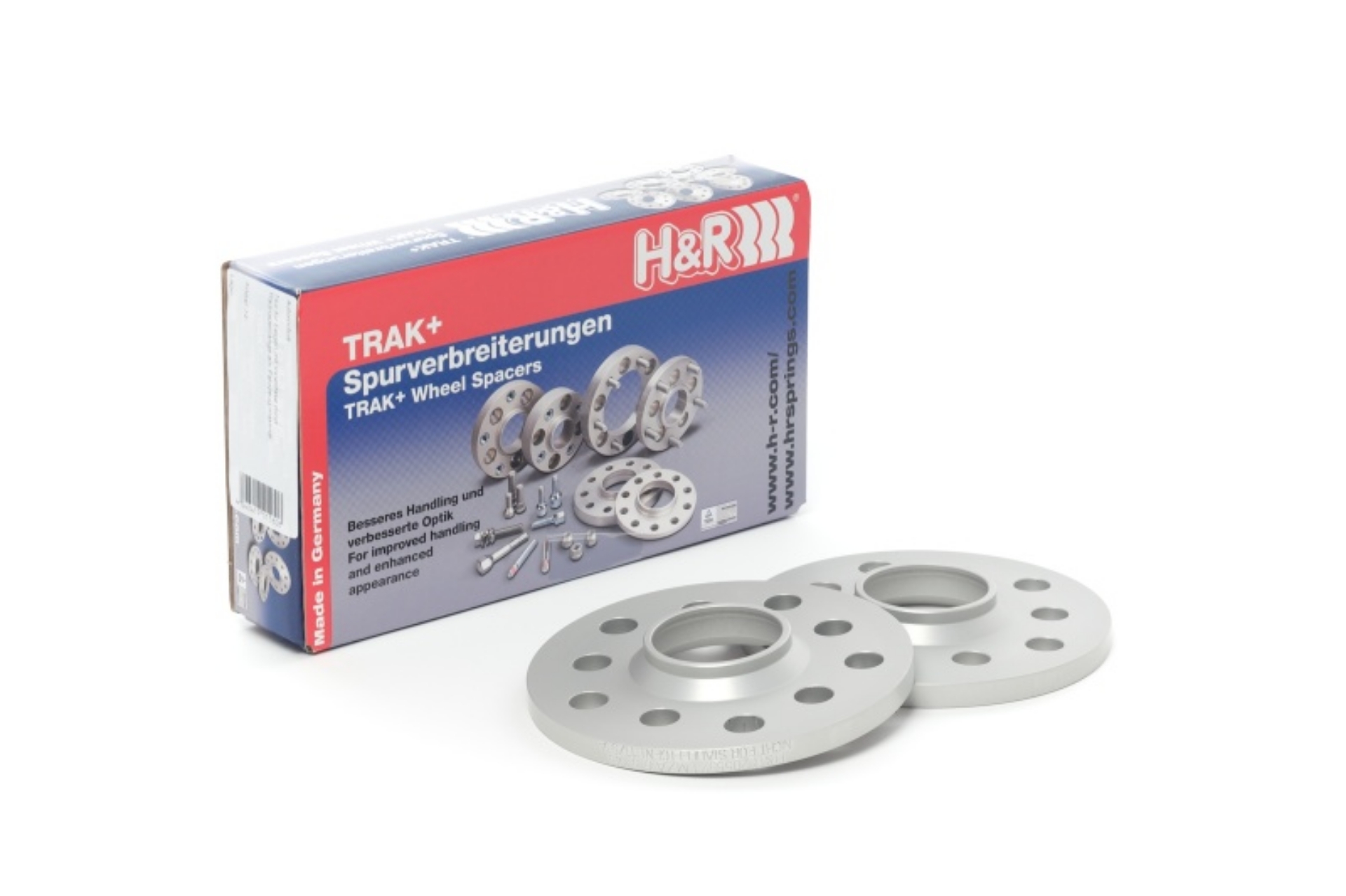 Picture of H&R Trak+ 25mm DRM Wheel Spacer 5-127 Bolt Pattern 71-5 Center Bore Stud 14x1-5 Thread