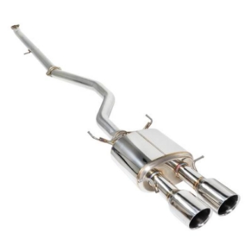Picture of Remark 2017 Civic Si 4 Door Sedan Cat Back Exhaust w-Stainless Double Wall Tip Not Resonated