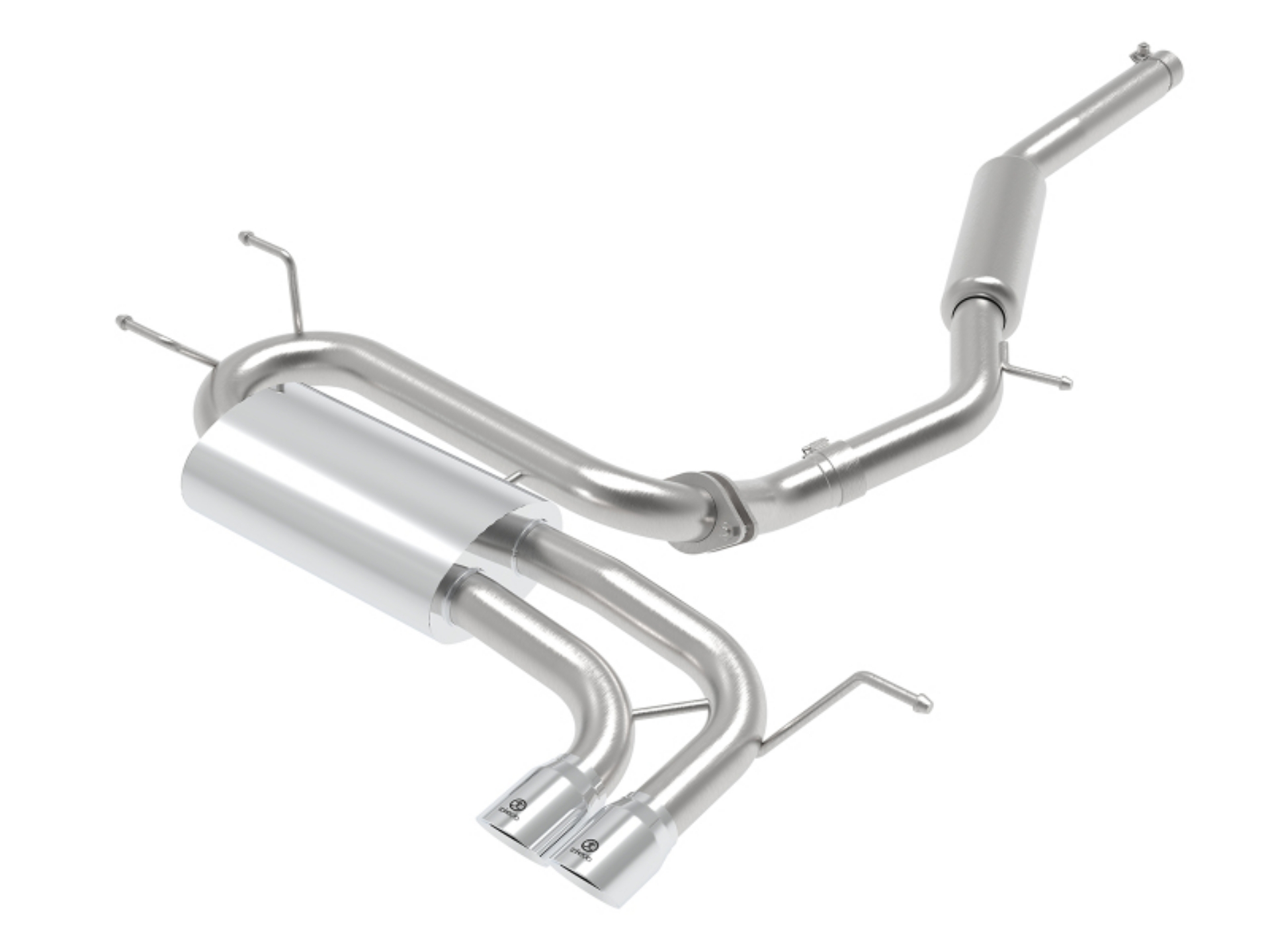 Picture of aFe Takeda 2-1-2in SS-304 Cat-Back Exhausts w- Polished Tip 16-19 Mazda MX-5 Miata ND 2-0T
